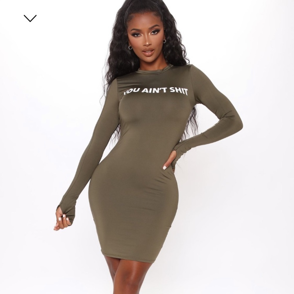 Olive 🫒 Green Dress